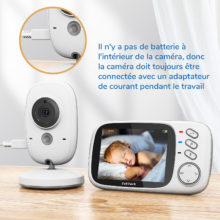 Babyphone vidéo sans fil
