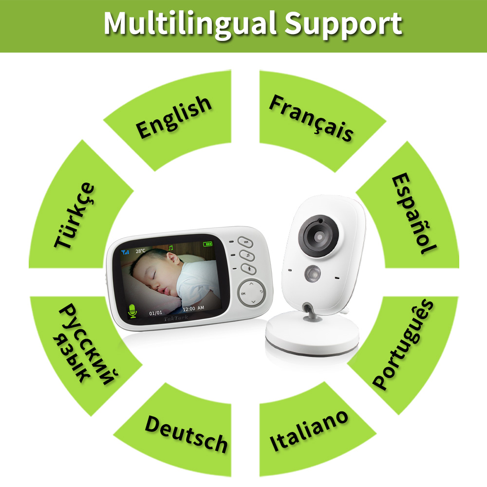 Babyphone vidéo sans fil