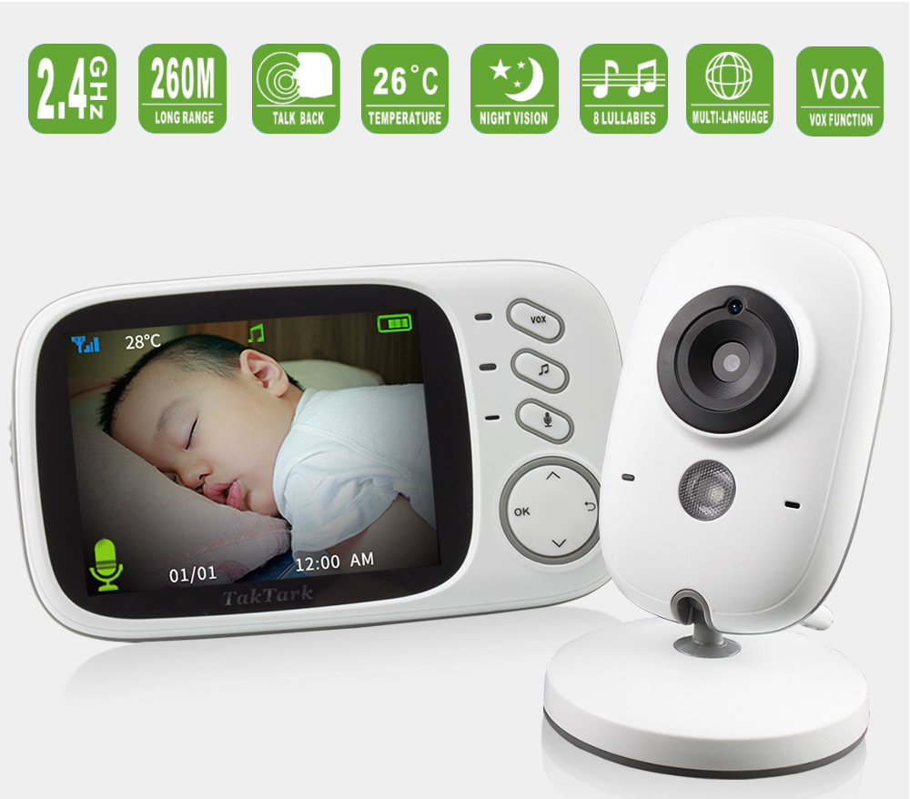 Babyphone vidéo sans fil