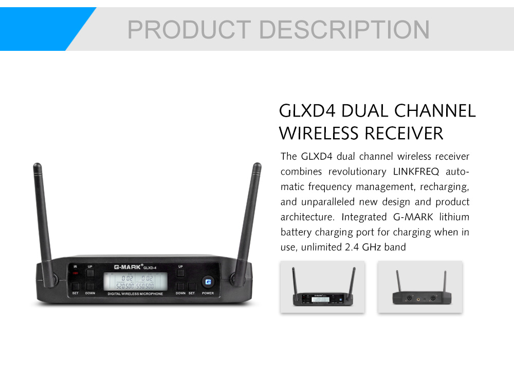 Microphone sans fil G-MARK