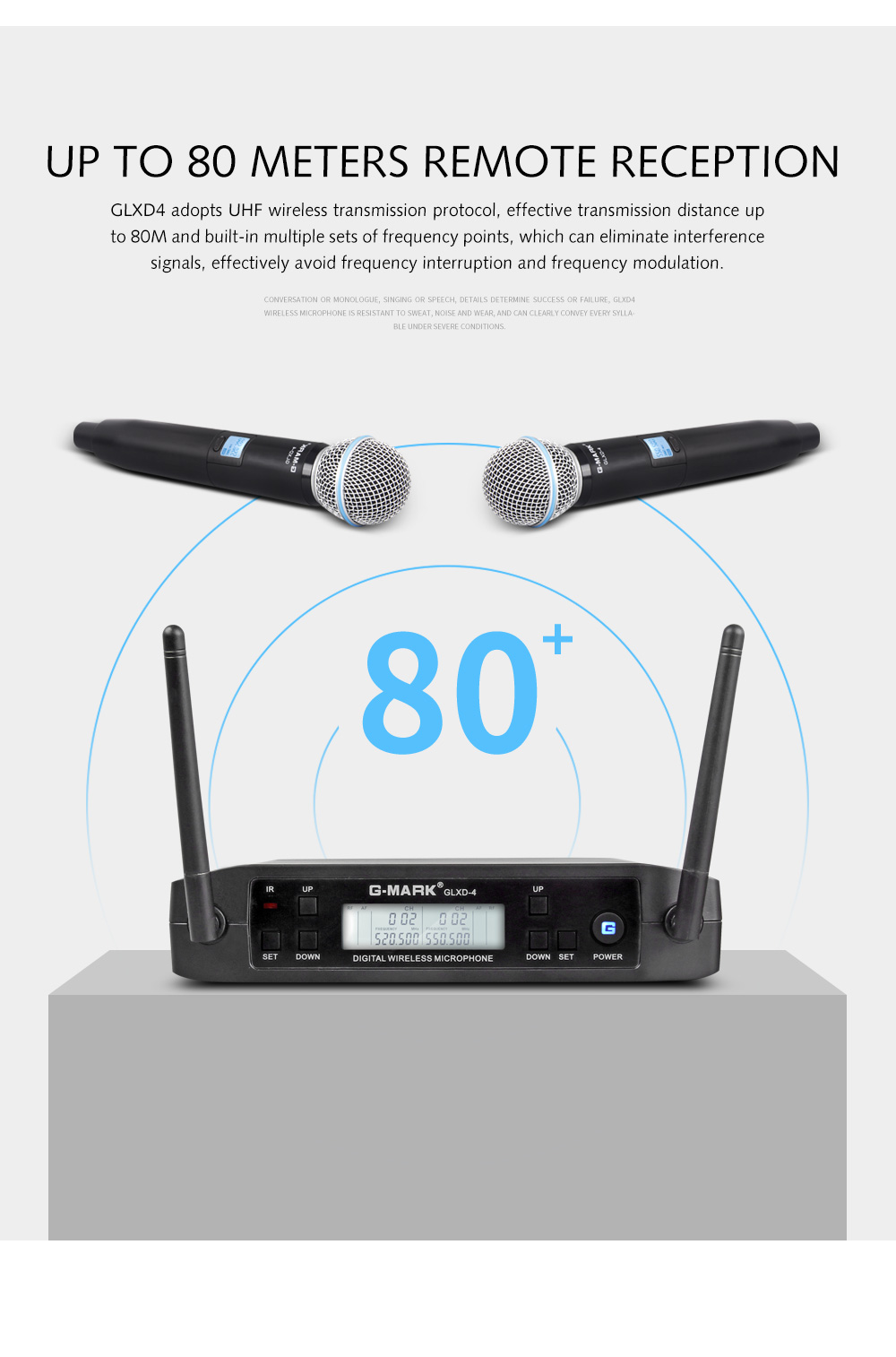Microphone sans fil G-MARK