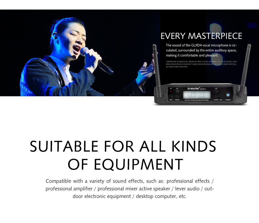 Microphone sans fil G-MARK