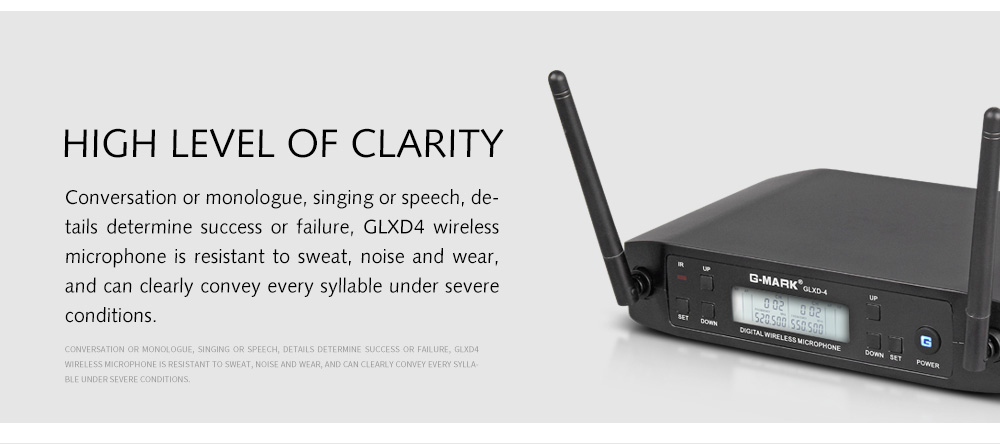 Microphone sans fil G-MARK