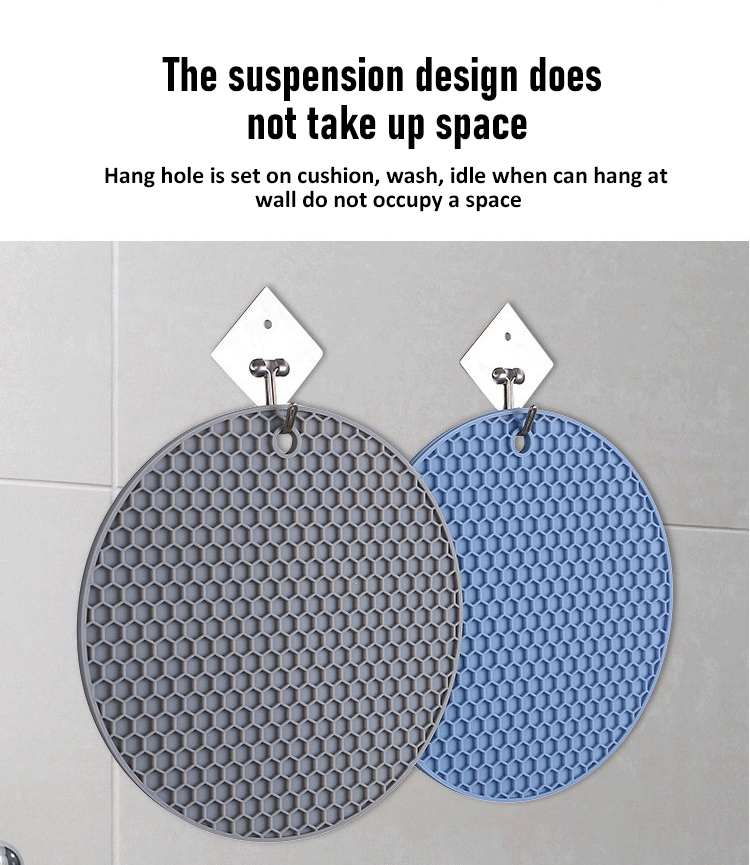 Sous-verre en Silicone de qualité alimentaire