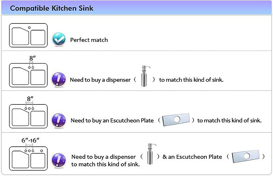 Robinets de cuisine à brosse en laiton