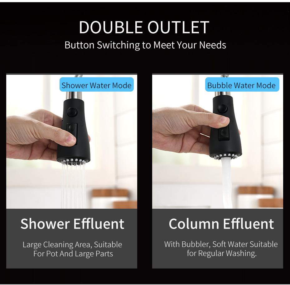 Robinet de cuisine intelligent et tactile