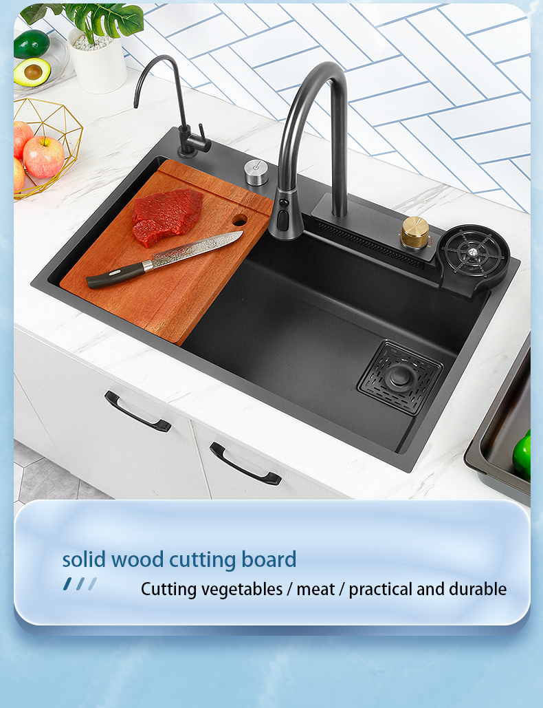 Évier de cuisine en acier inoxydable