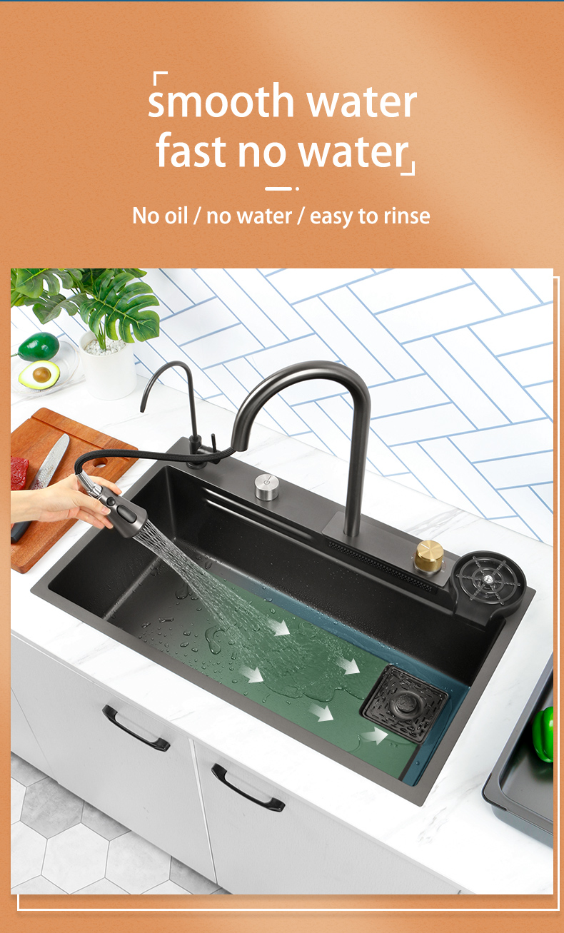 Évier de cuisine en acier inoxydable