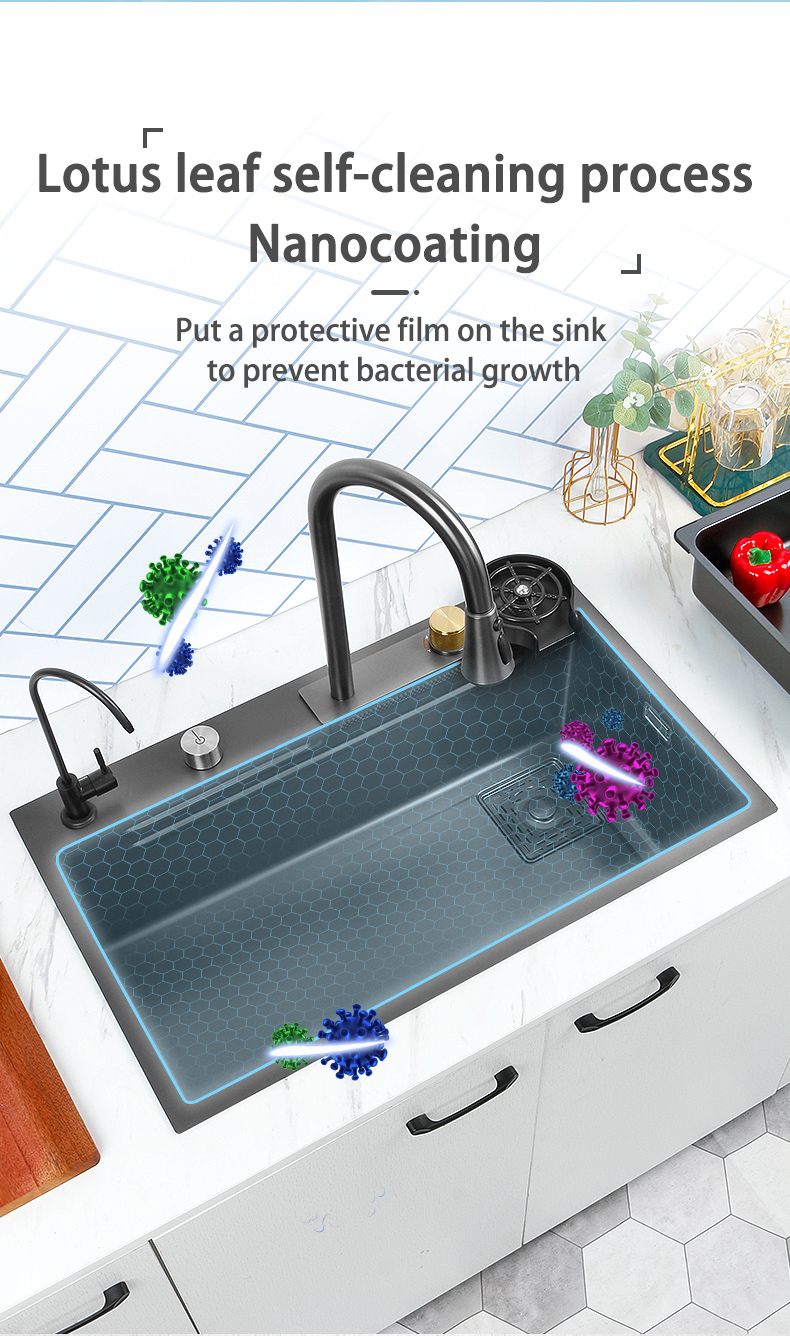 Évier de cuisine en acier inoxydable