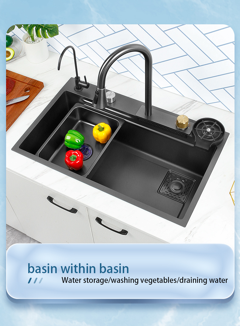 Évier de cuisine en acier inoxydable