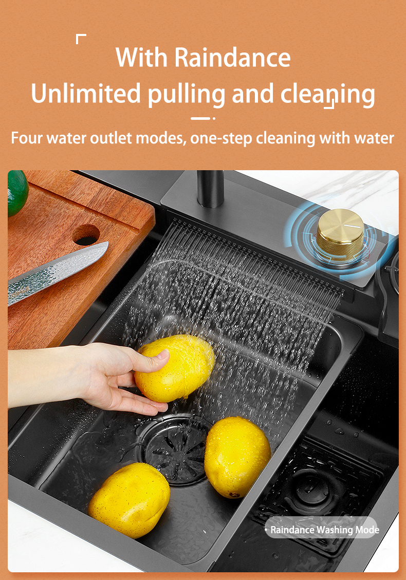 Évier de cuisine en acier inoxydable