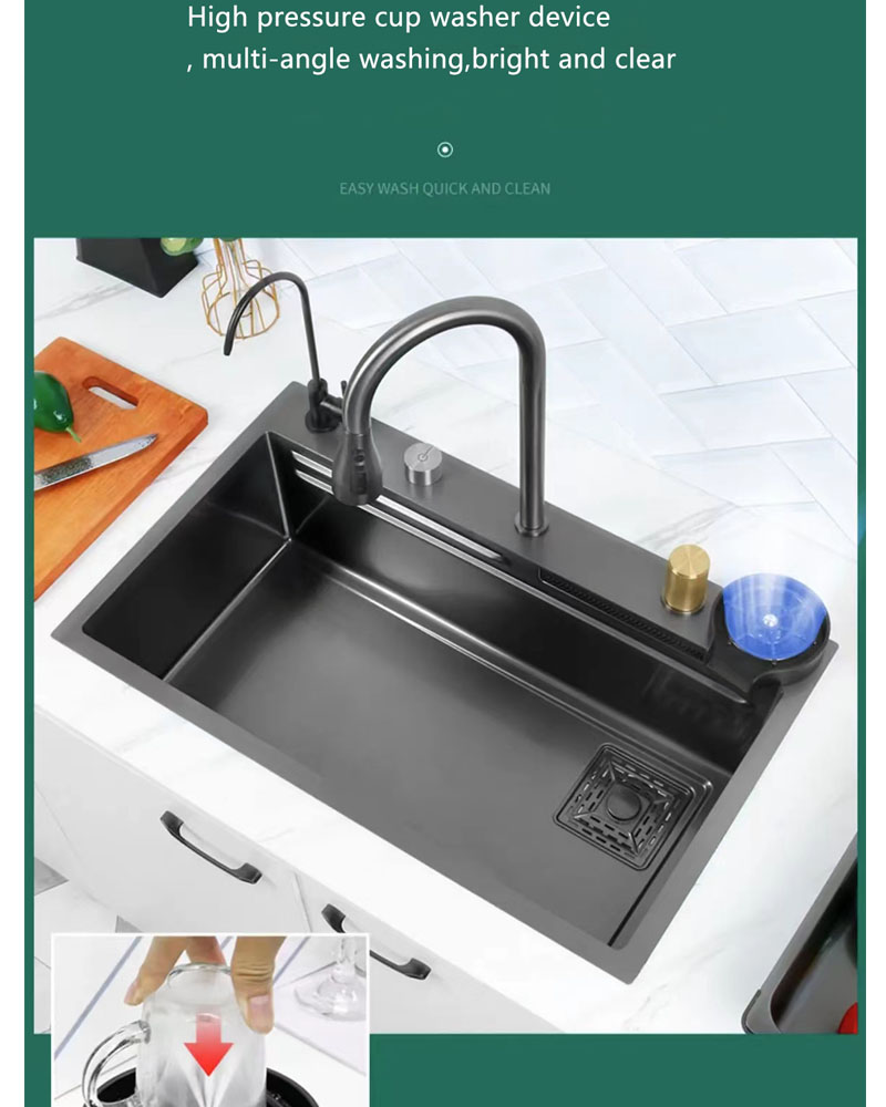 Évier de cuisine en acier inoxydable