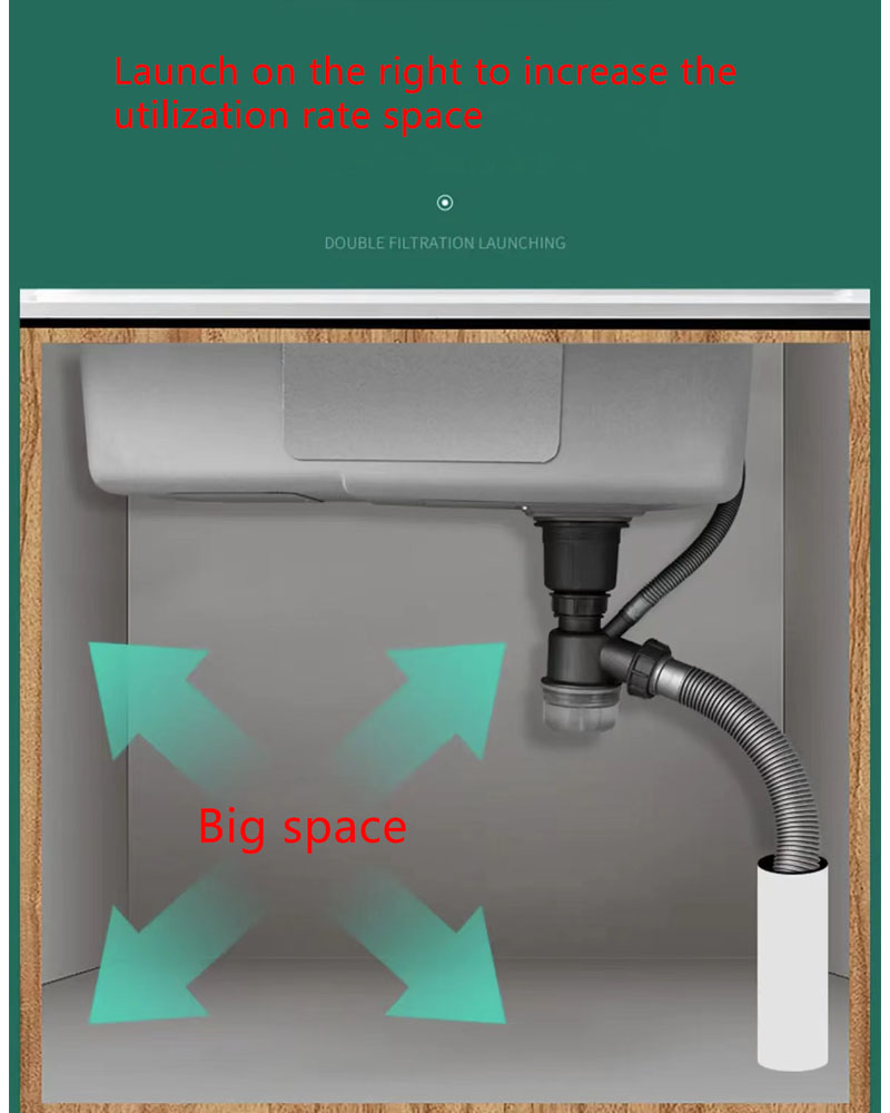 Évier de cuisine en acier inoxydable