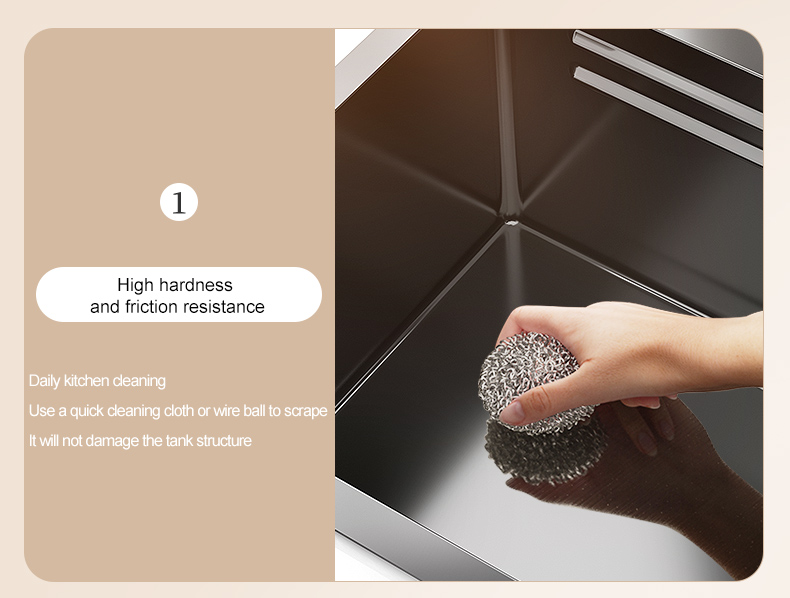 Évier de cuisine en acier inoxydable