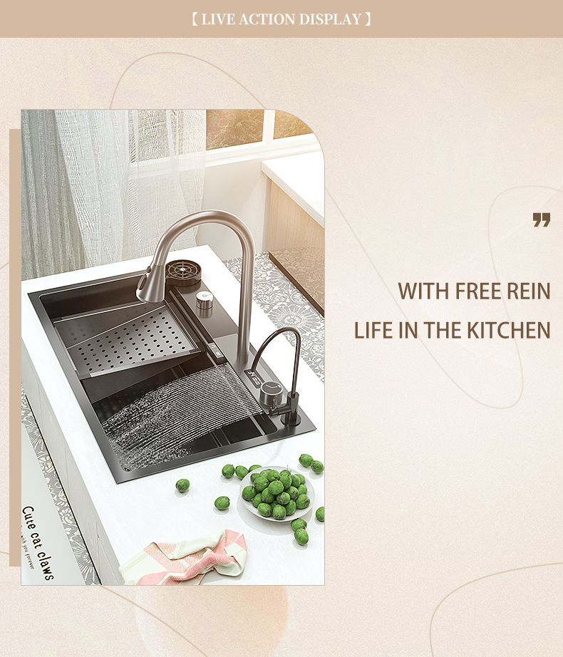 Évier de cuisine en acier inoxydable