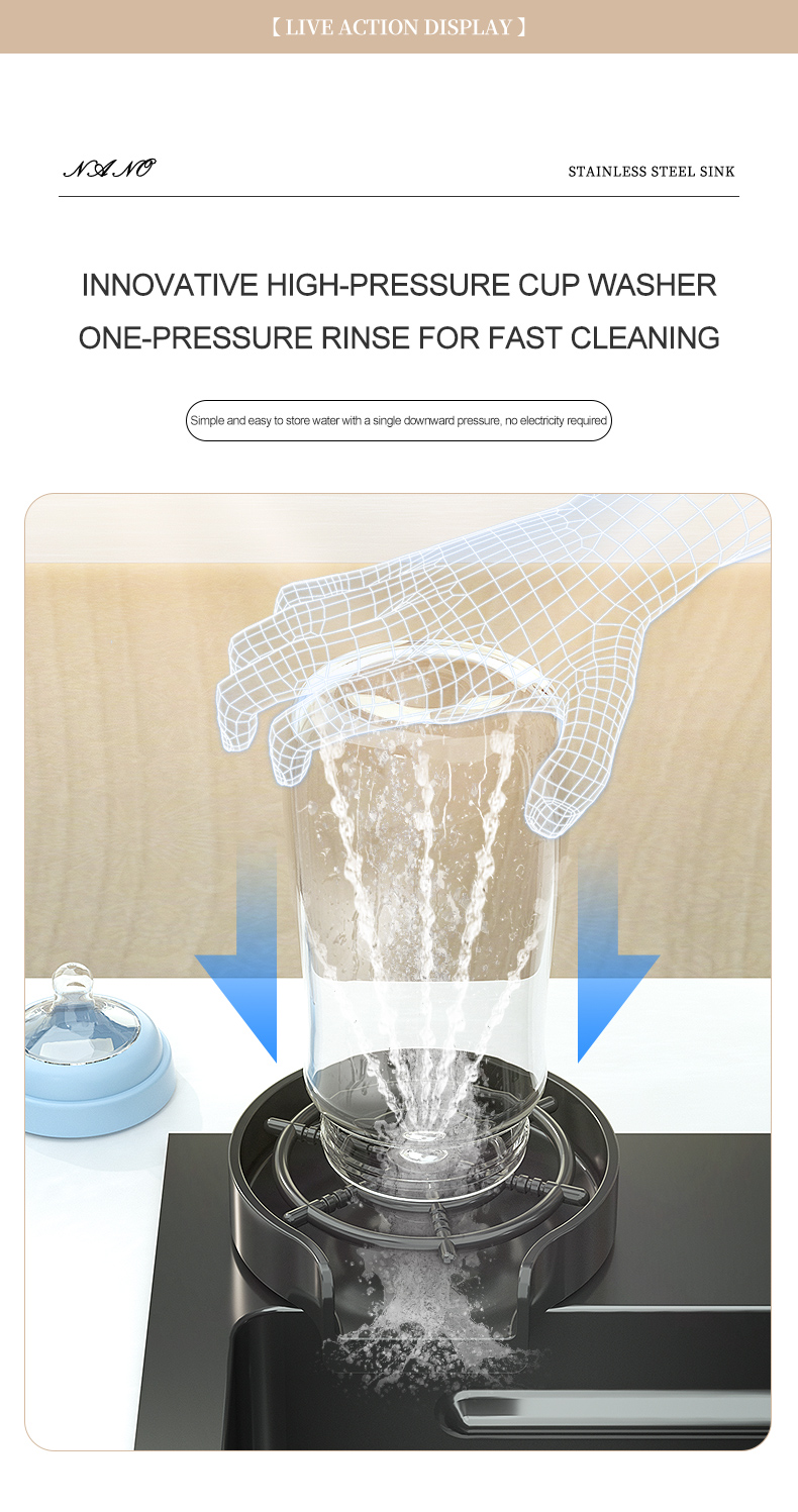 Évier de cuisine en acier inoxydable