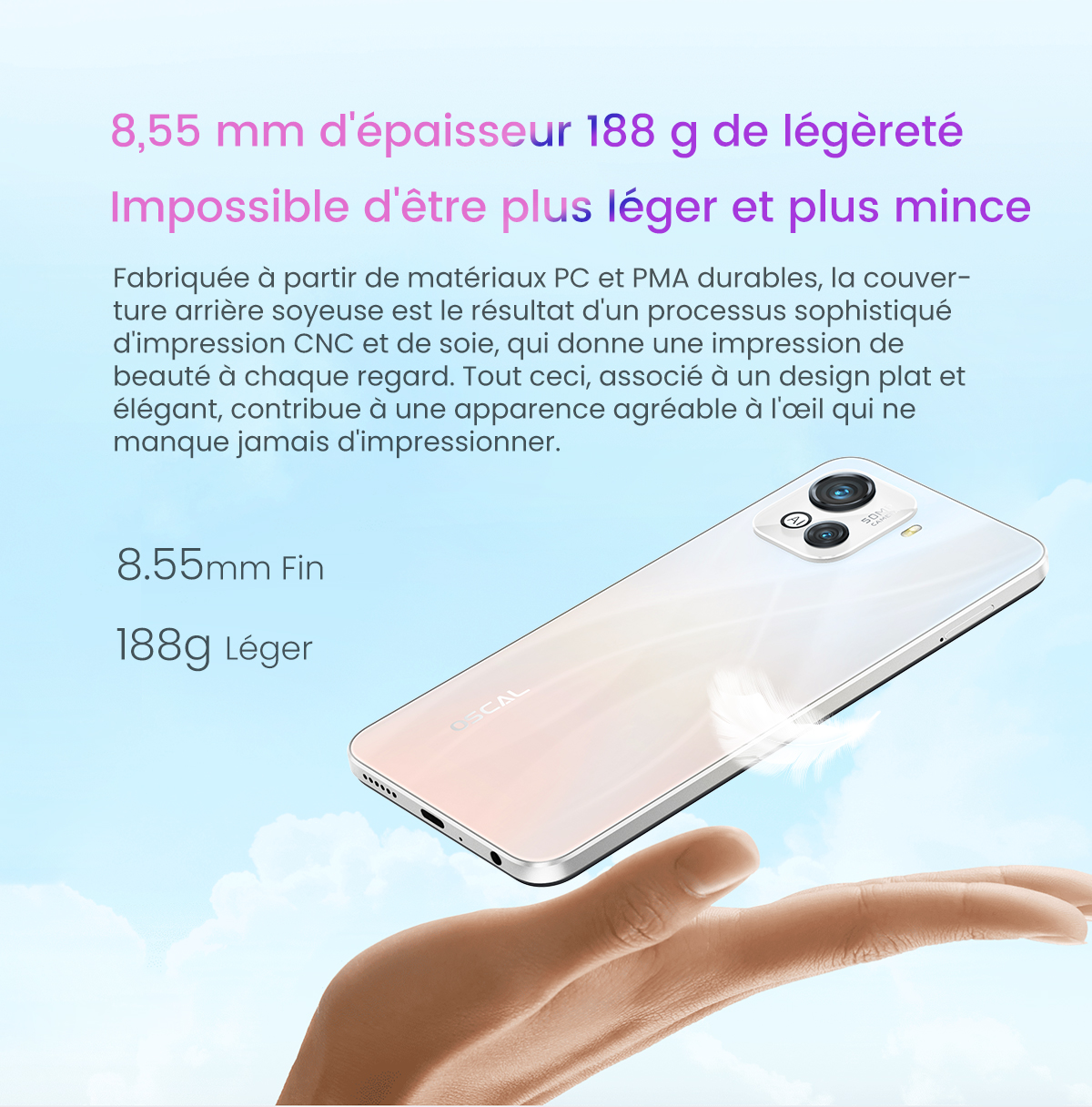 Smartphone Oscal C80 Smartphone Oscal C80