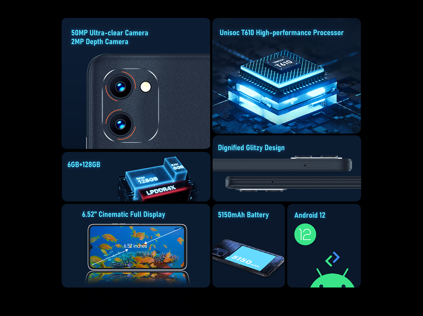 UMIDIGI – Smartphone C1/G1 Max