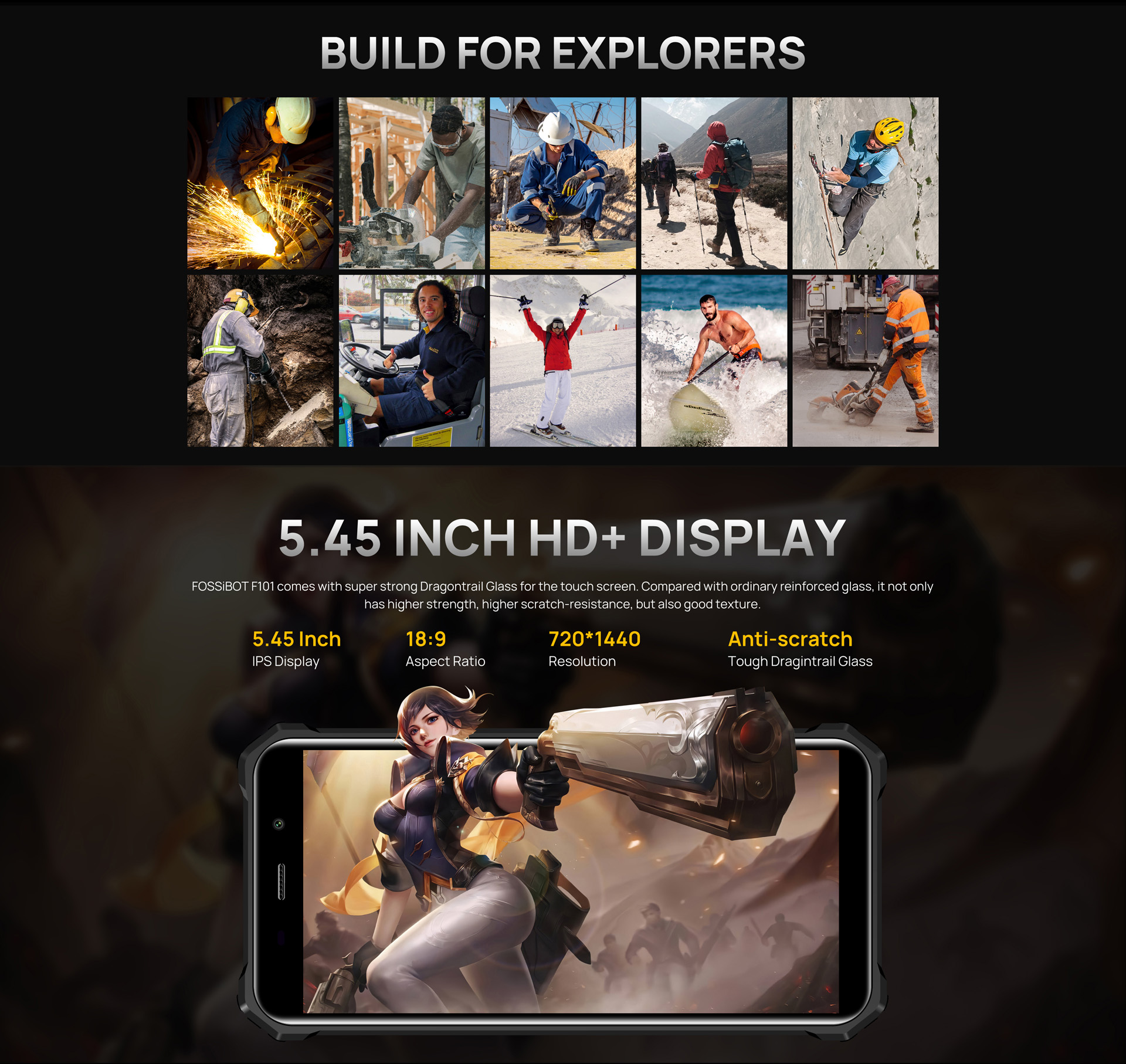 FOSSiBOT F101 Smartphone