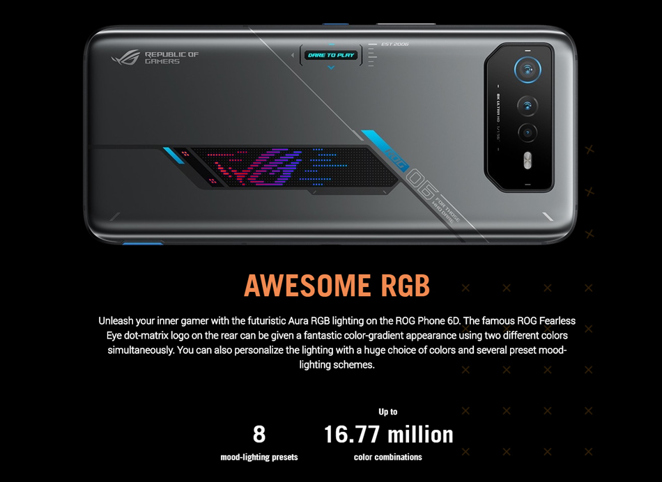 ASUS – téléphone portable ROG 6D/6D
