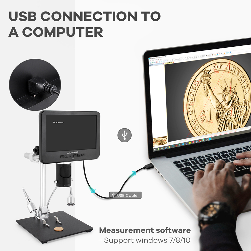 Andonstar – Microscope numérique