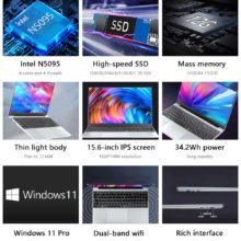 Pc portable avec écran de 15.6