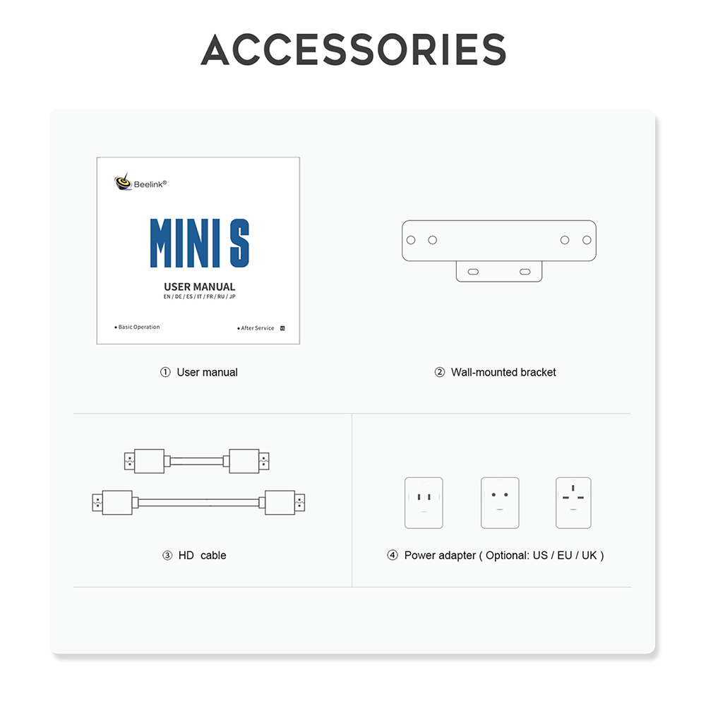 Beelink – Mini PC de jeux Intel N5095 Beelink – Mini PC de jeux Intel N5095