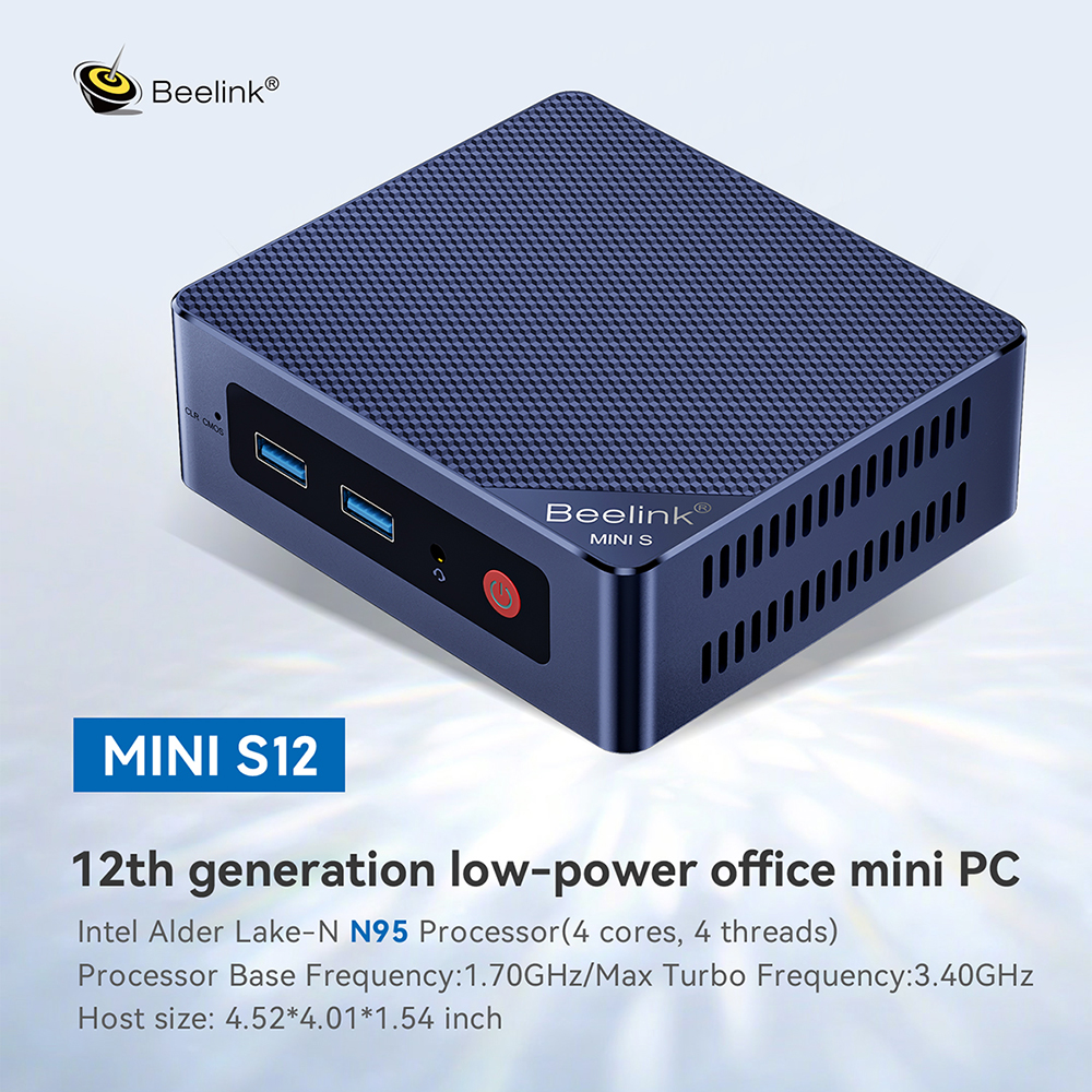 Beelink – Mini PC de jeux Intel N5095 Beelink – Mini PC de jeux Intel N5095