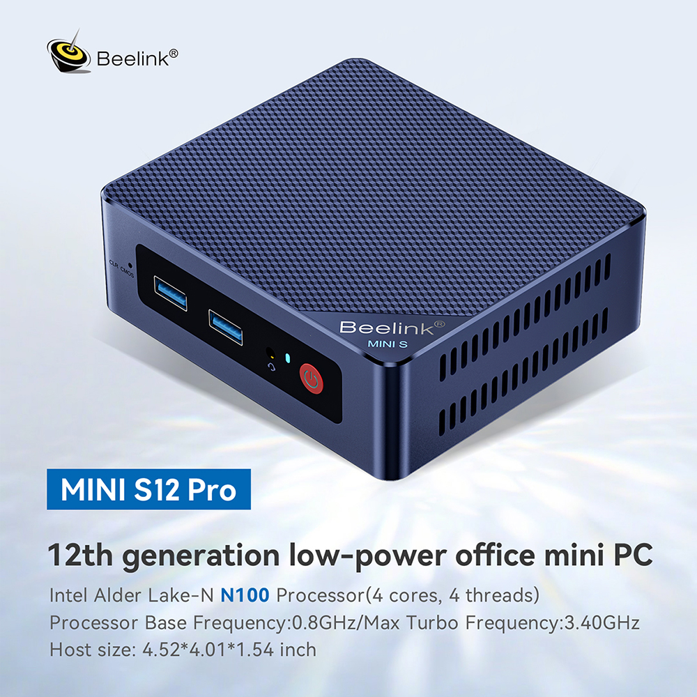 Beelink – Mini PC de jeux Intel N5095 Beelink – Mini PC de jeux Intel N5095
