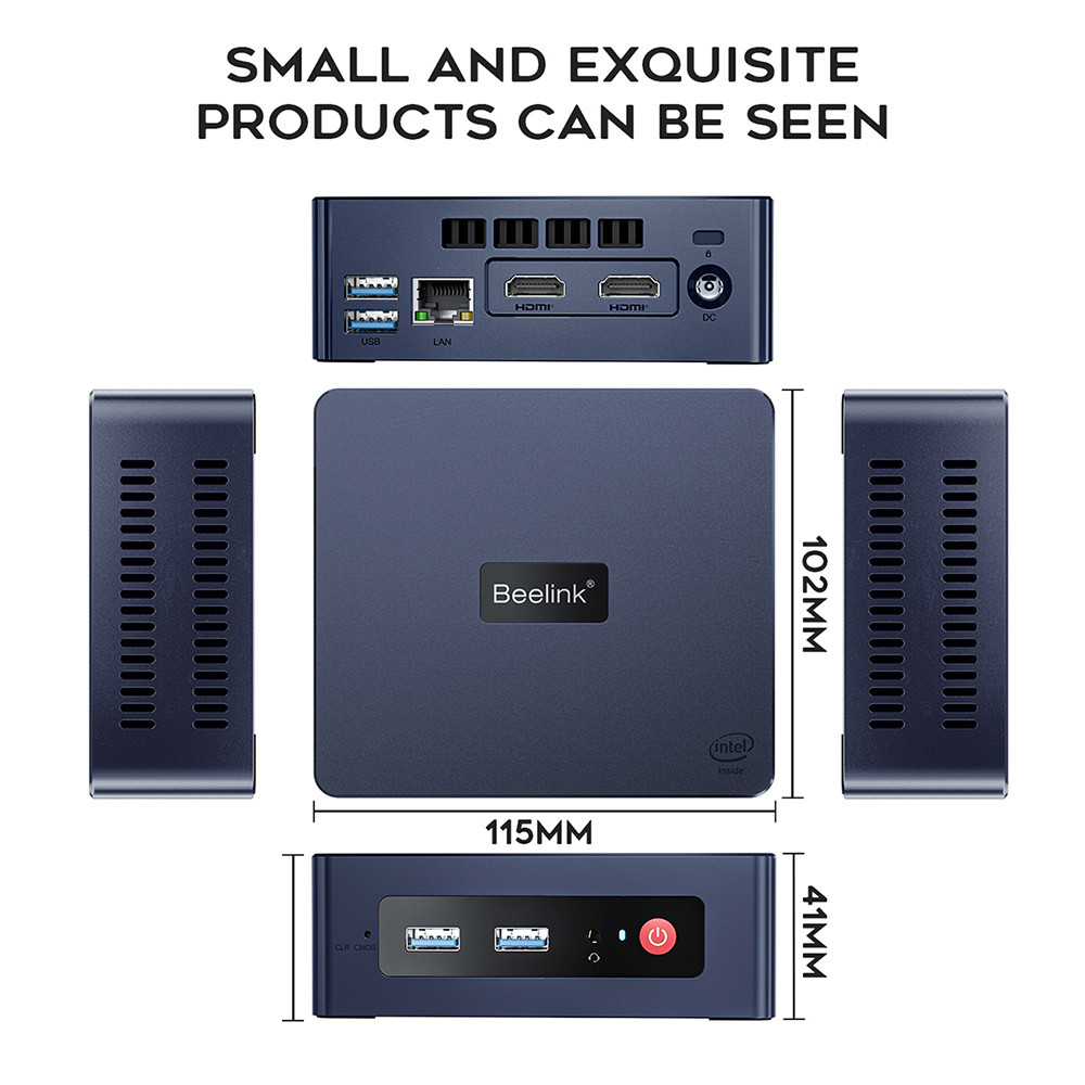 Beelink – Mini PC de jeux Intel N5095 Beelink – Mini PC de jeux Intel N5095