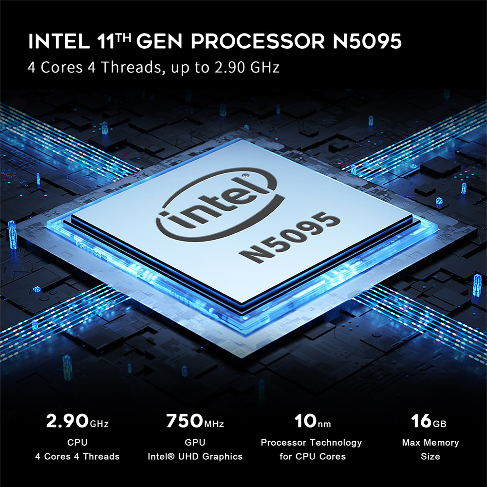 Beelink – Mini PC de jeux Intel N5095 Beelink – Mini PC de jeux Intel N5095