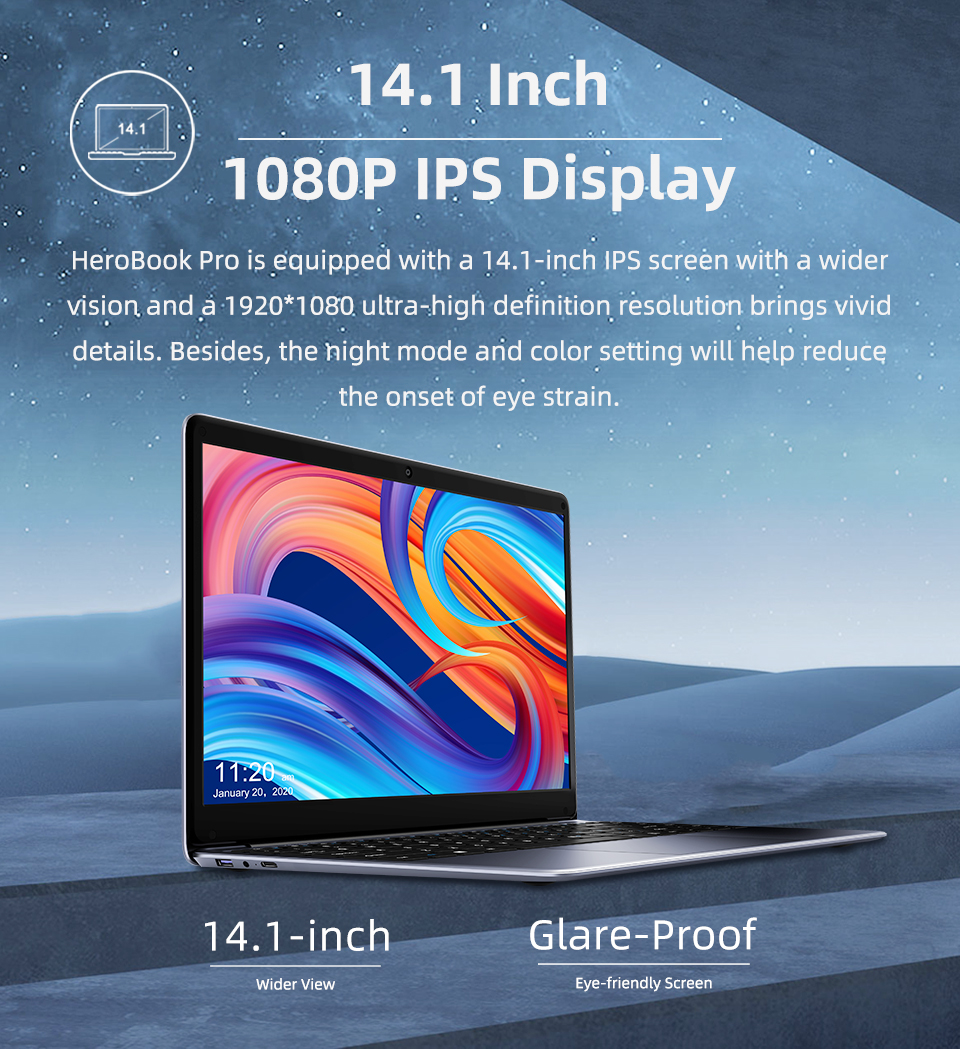 CHUWI – HeroBook Pro PC portable Windows 11