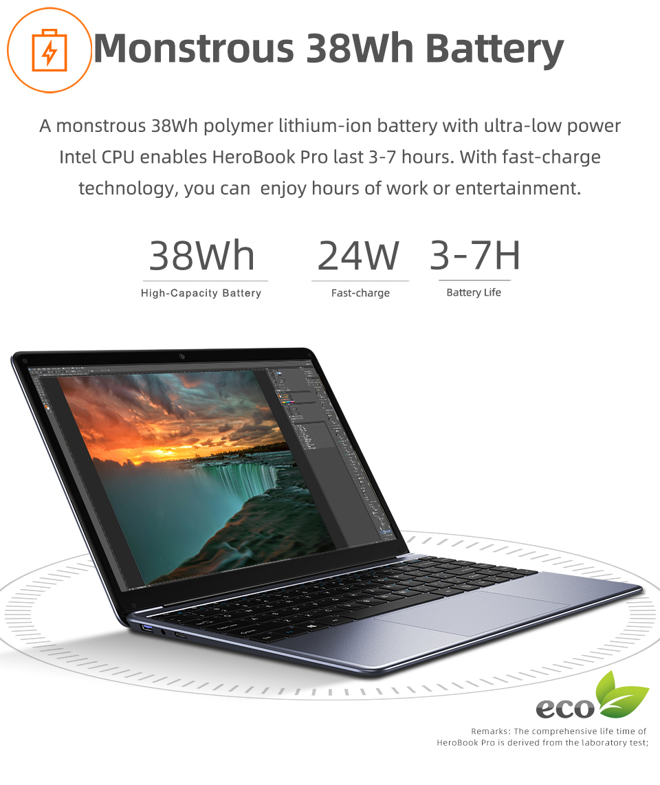 CHUWI – HeroBook Pro PC portable Windows 11