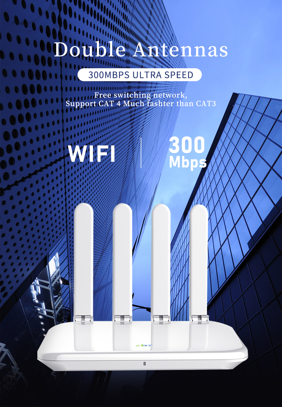 Wiflyer – routeur WiFi 4G WE2805 CAT4 300Mbps Wiflyer – routeur WiFi 4G WE2805 CAT4 300Mbps