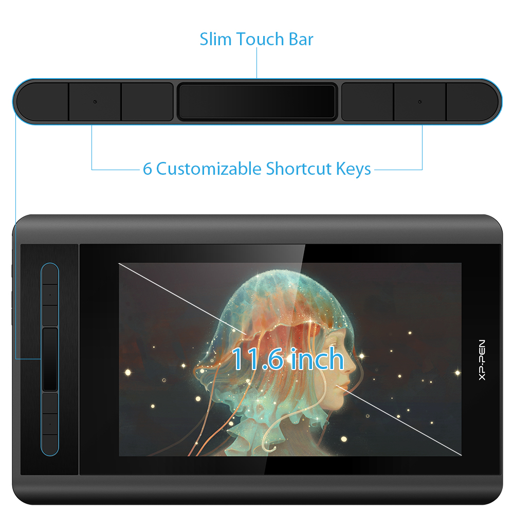 XPPen Artist 12 Moniteur de dessin graphique