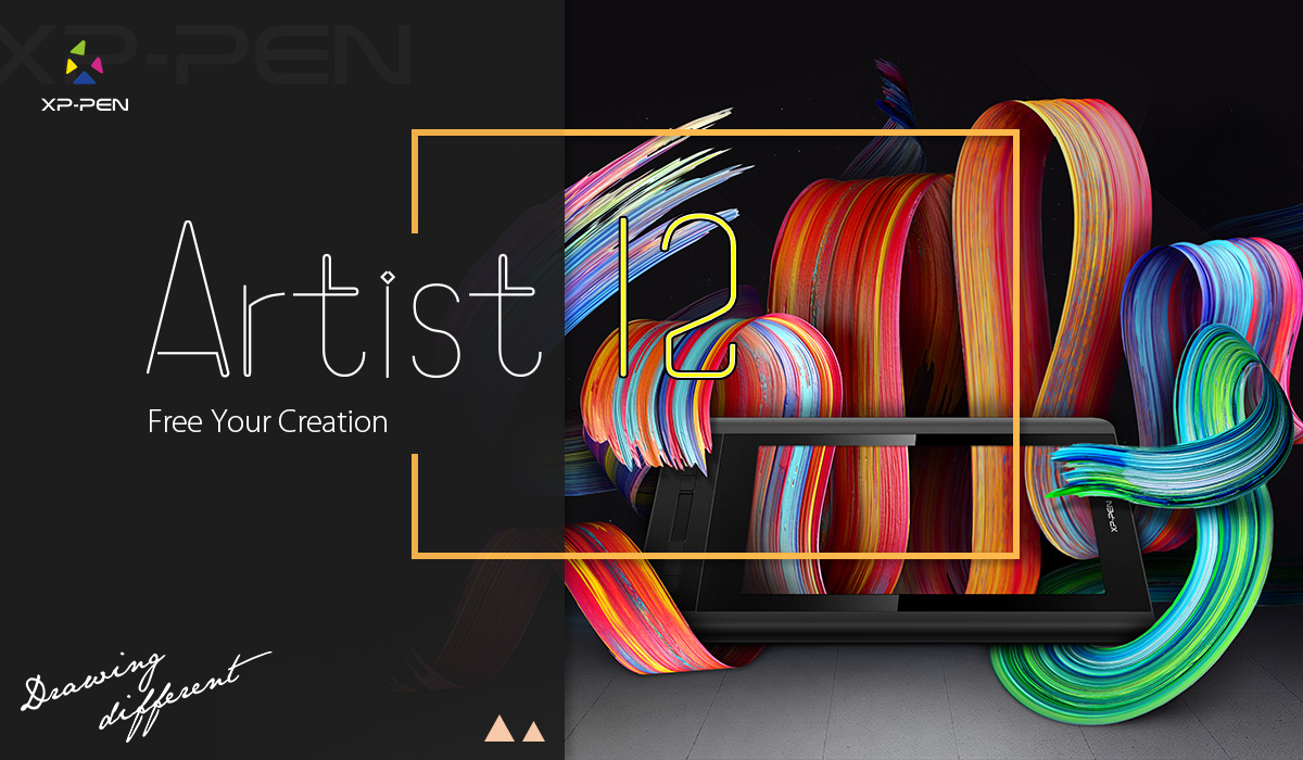 XPPen Artist 12 Moniteur de dessin graphique