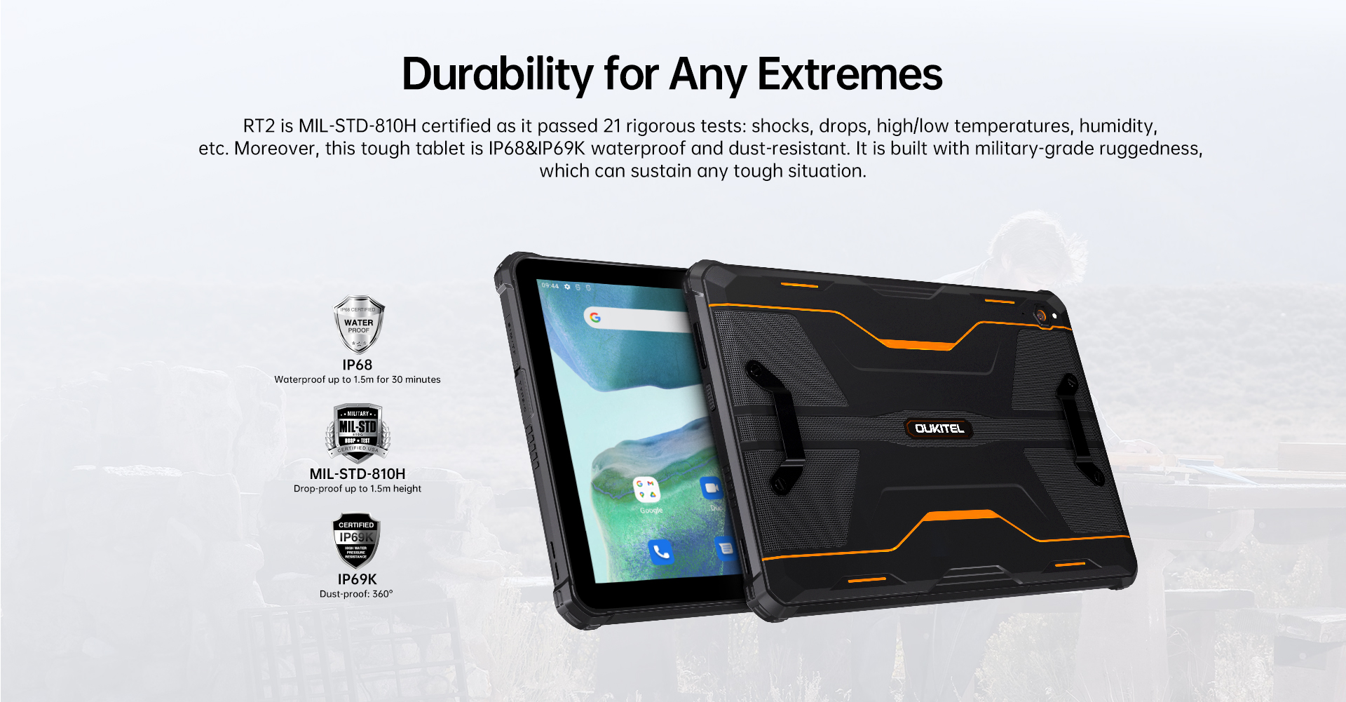 Oukitel – tablette Android RT2 Oukitel – tablette Android RT2