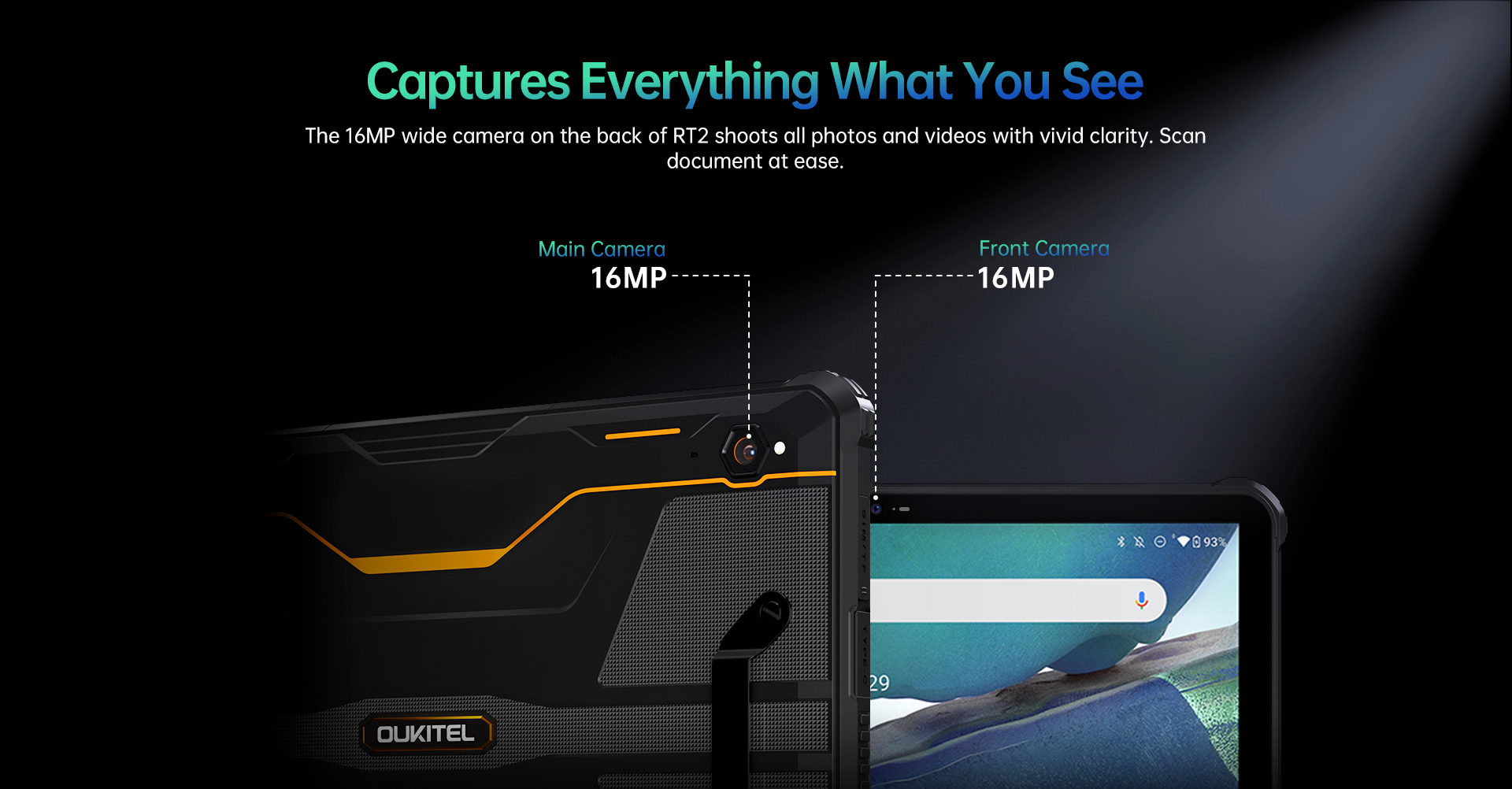 Oukitel – tablette Android RT2 Oukitel – tablette Android RT2