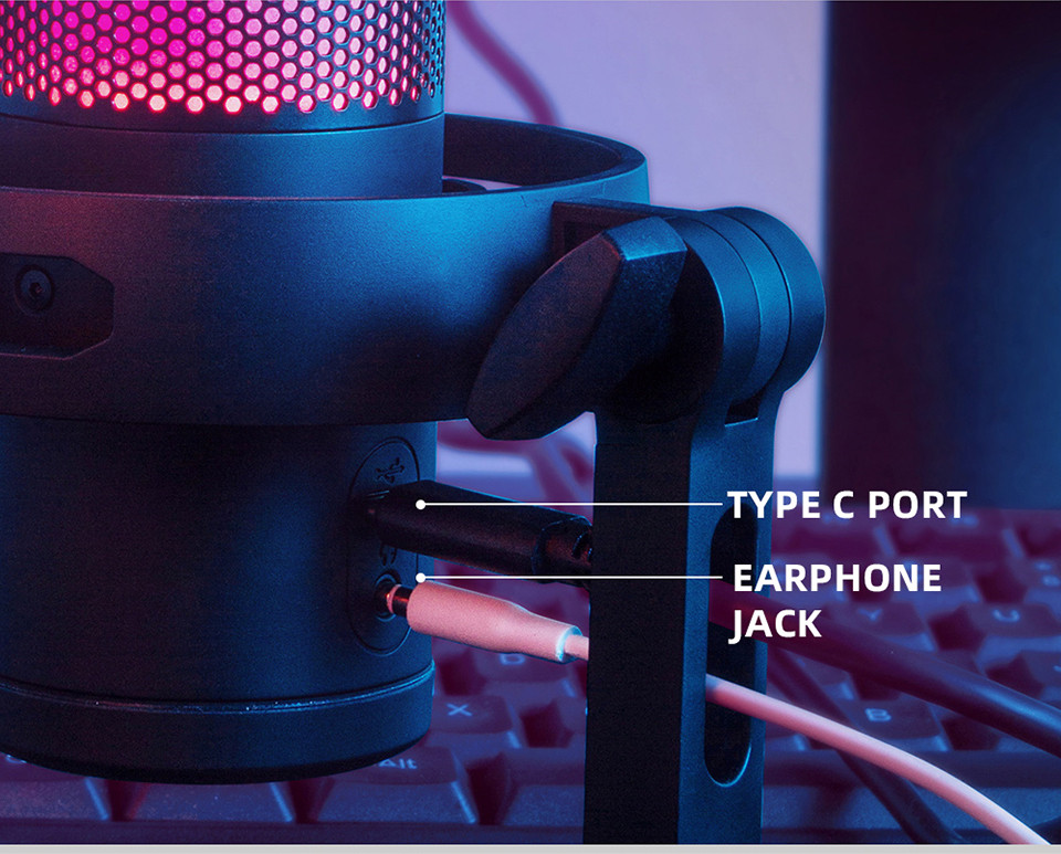 Yanmai – Microphone de jeu USB GM7 Yanmai – Microphone de jeu USB GM7