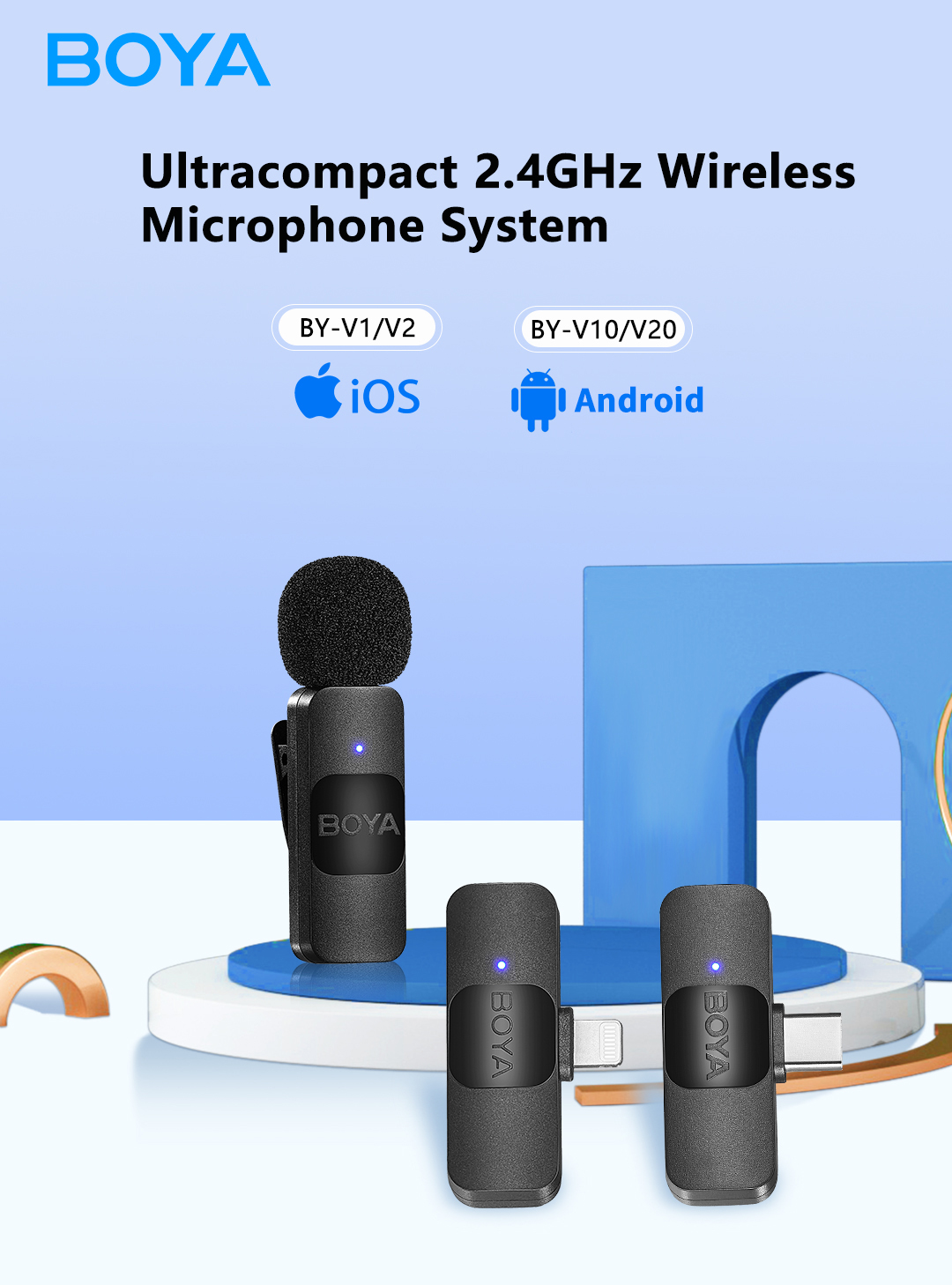 BOYA BY-V – Mini Microphone BOYA BY-V – Mini Microphone