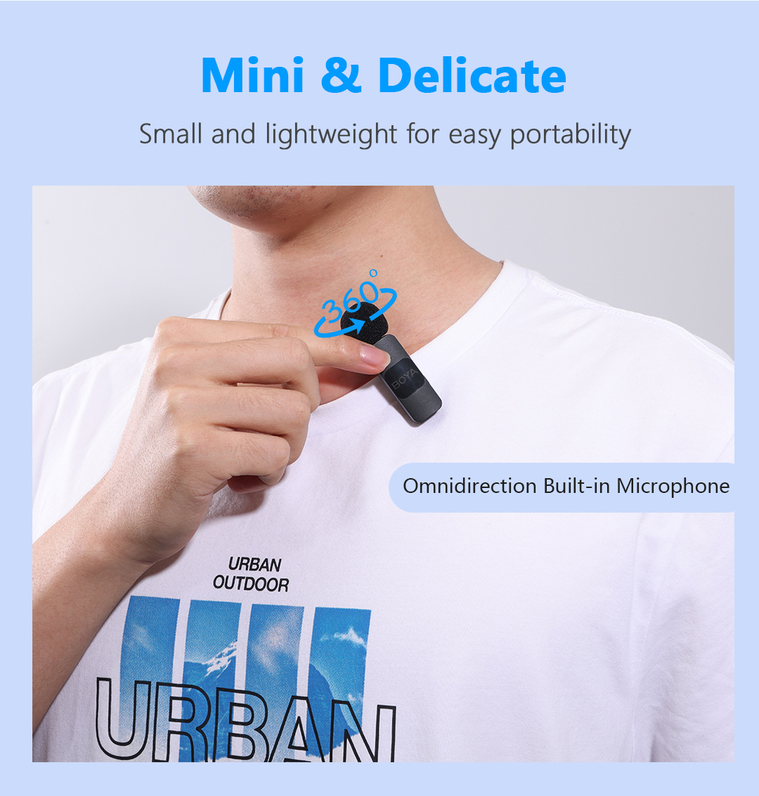 BOYA BY-V – Mini Microphone BOYA BY-V – Mini Microphone
