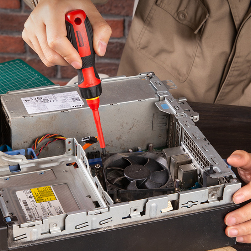 Deli – jeu de tournevis isolés 7/12 V, outils manuels de réparation pour électricien, pince couteau de coupe de câble, 1/5/1000 pièces