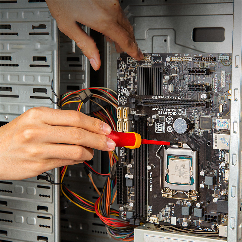 Deli – jeu de tournevis isolés 7/12 V, outils manuels de réparation pour électricien, pince couteau de coupe de câble, 1/5/1000 pièces