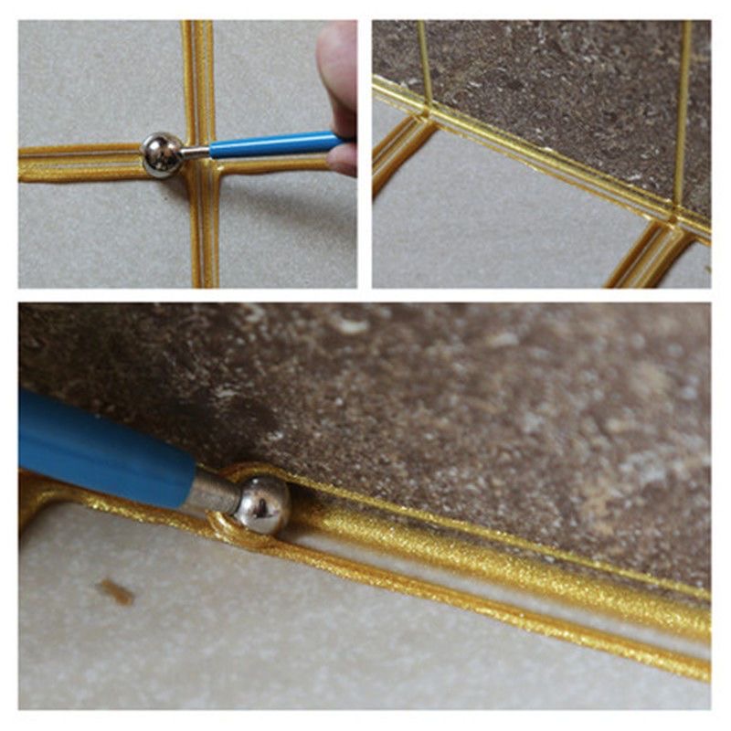 Bâton de couture en argile polymère en acier inoxydable, outils de bricolage de carreaux, bâton de couture à pression de sol, Texture de remplissage de rouleau, outil de couture à presser 4 pièces