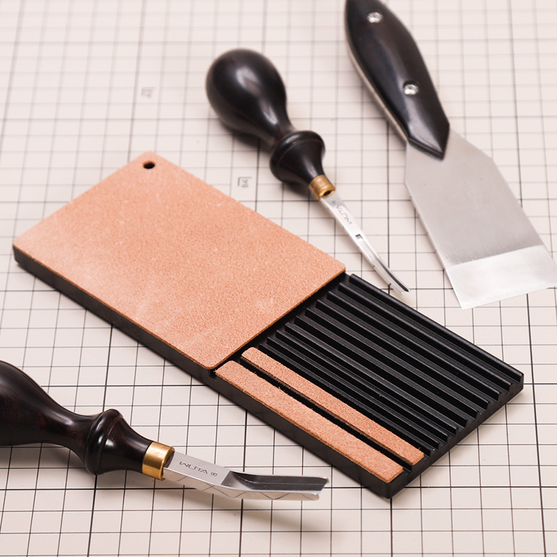 WUTA aiguiseur de bord en cuir multifonctionnel, Outils cuir, affûteur de bord en cuir, outil d'affûtage de la bande, couteau à polir, pelle large, tranchant WUTA aiguiseur de bord en cuir multifonctionnel, Outils cuir, affûteur de bord en cuir, outil d'affûtage de la bande, couteau à polir, pelle large, tranchant