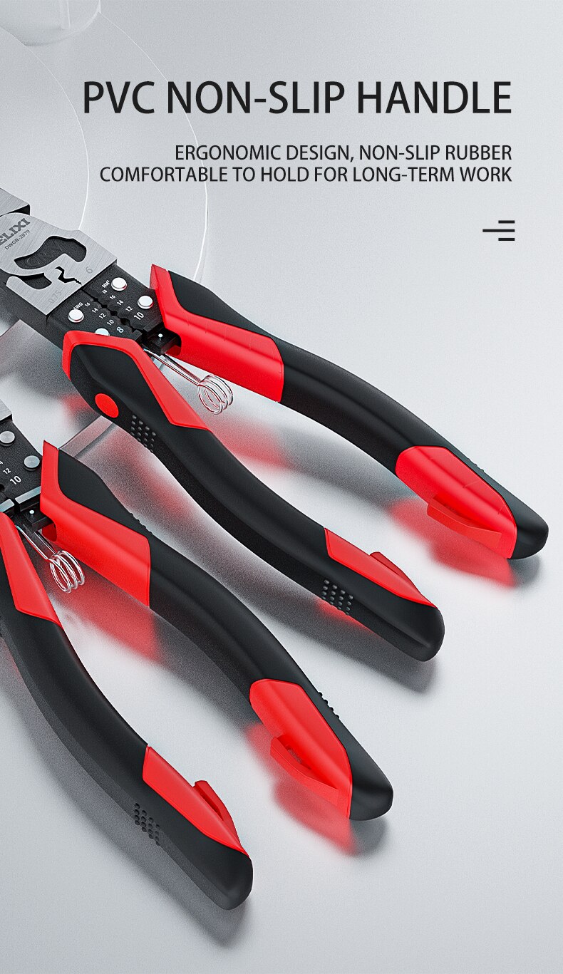 Professional Tools Wire Pliers Stripper Crimper Cutter Needle Nose Nipper Wire Stripping Multifunction Hand Tools