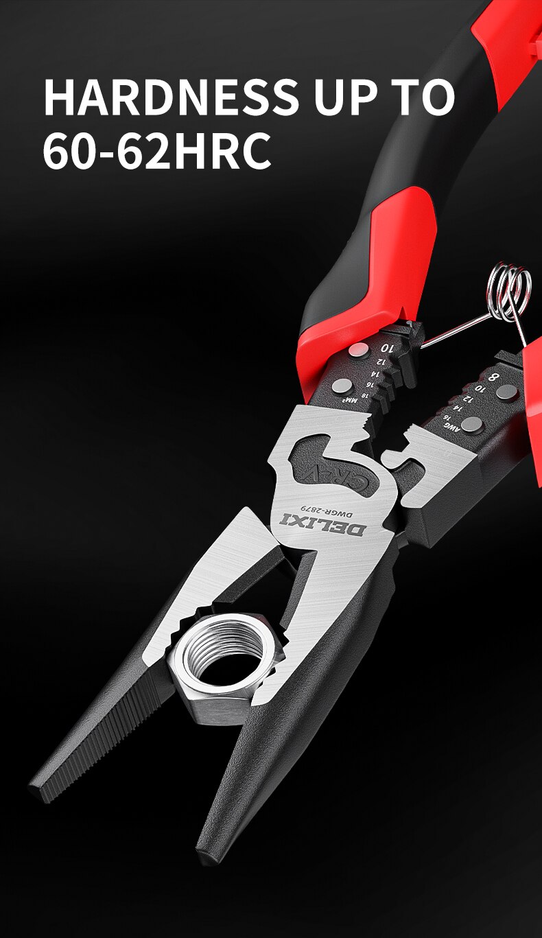 Professional Tools Wire Pliers Stripper Crimper Cutter Needle Nose Nipper Wire Stripping Multifunction Hand Tools