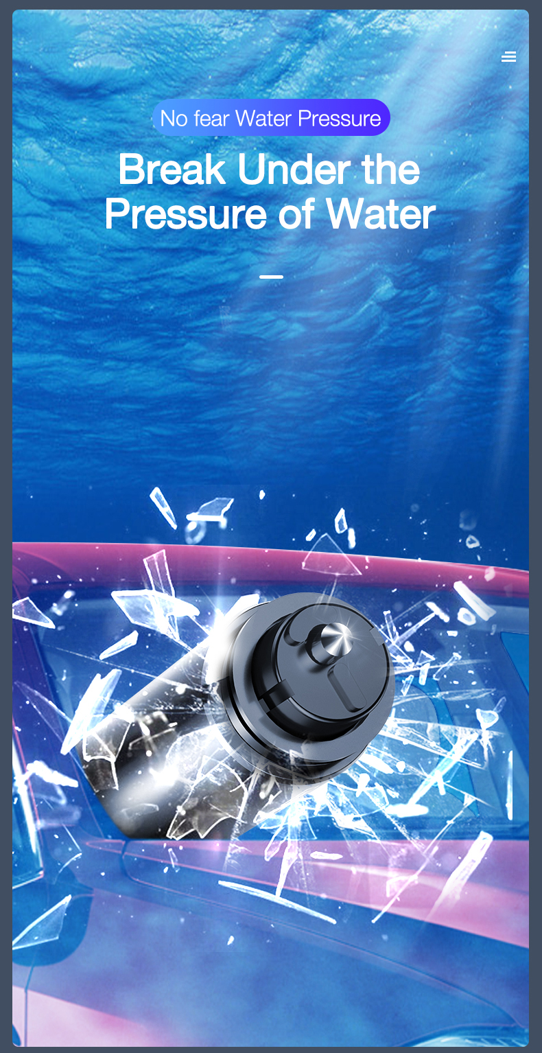 Cafele – marteau de sécurité multifonction, brise-vitre, outils d'urgence, brise-vitre automobile, marteau de sauvetage, coupe-ceinture de siège de voiture