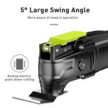 Outil oscillant électrique multifonction 500W, scie à vitesse Variable avec accessoires, décoration de la maison, rénovation 5 °