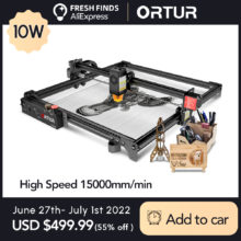 Machine de découpe Laser PRO LU2-10A, ciseleur Laser pour bricolage, contreplaqué 12MM, coupe rapide PWM, sécurité domestique, outils pour le travail du bois